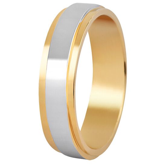 Beneto Dámský bicolor prsten z oceli SPD05