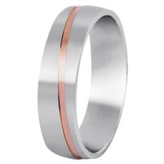 Beneto Pánský bicolor prsten z oceli SPP07 (Obvod 64 mm)