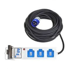 Vidaxl Napájecí kabel ProPlus pro stan/karavan, 10 m, 3 x schuko