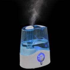 Greatstore Ultrazvukový zvlhčovač vzduchu s mlhou a světlem, 6 l, 300 ml/h