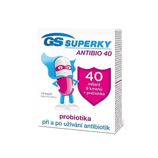 GreenSwan GS Superky Antibio 40, 10 kapslí