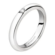 Morellato Ocelový prsten s krystalem Love Rings SNA46 (Obvod 61 mm)