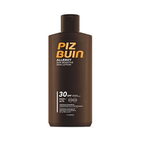 PizBuin Mléko na opalování pro citlivou pokožku Allergy SPF 30 (Sun Sensitive Skin Lotion) 200 ml