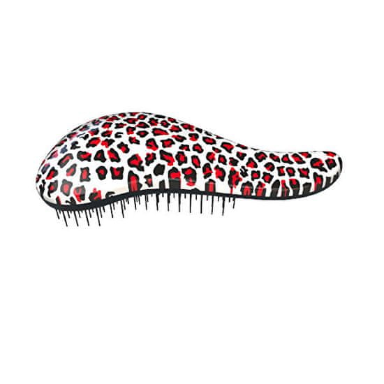 Dtangler Kartáč na vlasy s rukojetí Leopard Pink