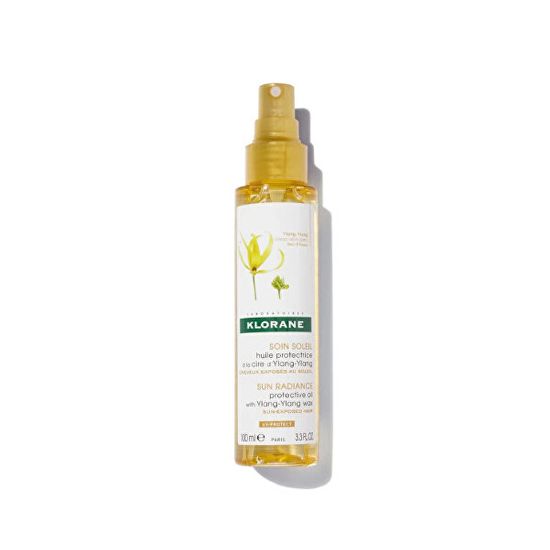 Klorane Ochranný olej pro vlasy namáhané sluncem Ylang-Ylang (Sun Radiance Protective Oil) 100 ml