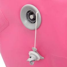 Vidaxl Nafukovací cvičební válec s pumpou 120 x 90 cm PVC růžový