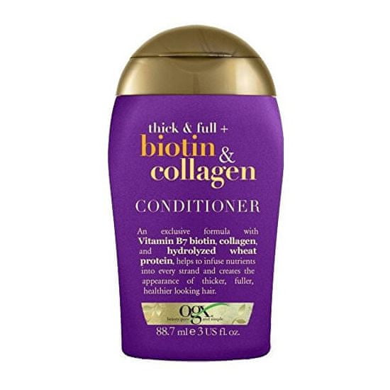OGX Kondicioner pro husté a plné vlasy biotin-kolagen 88 ml mini