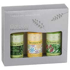 Saloos Darčekový balíček ricín & Aloe Vera & Deväť kvetov