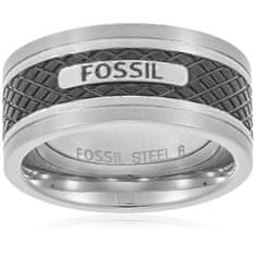 Fossil Módní ocelový prsten JF00888040 (Obvod 57 mm)