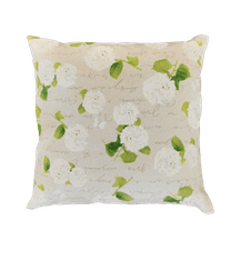 RTex Voňavý dekorační polštář hortenzie bílé