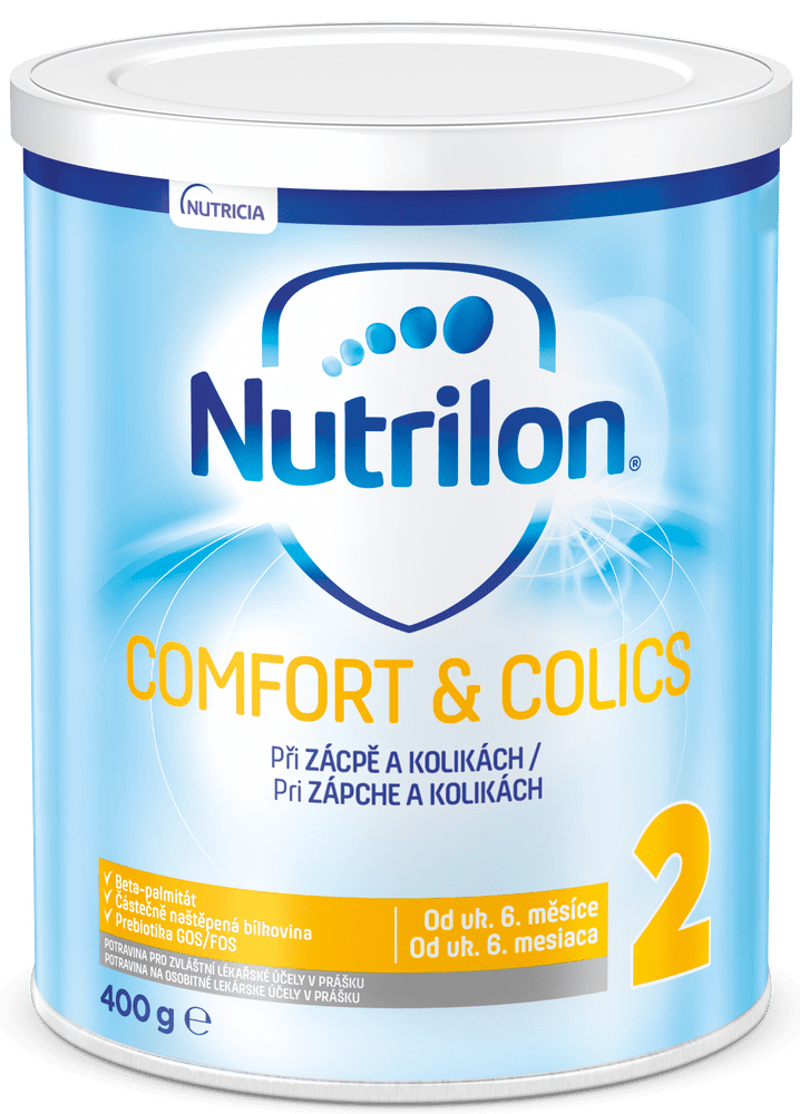 Nutrilon 2 Comfort & Colics speciální pokračovací mléko 400 g, 6+
