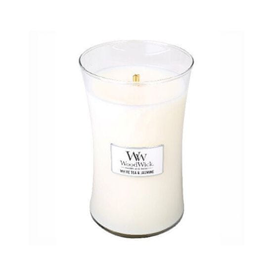 Woodwick Vonná svíčka váza velká White Tea & Jasmine 609,5 g
