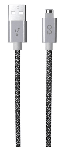 EPICO FABRIC BRAIDED CABLE USB-A to Lightning 1.8m 2020 - space grey 9915101300185