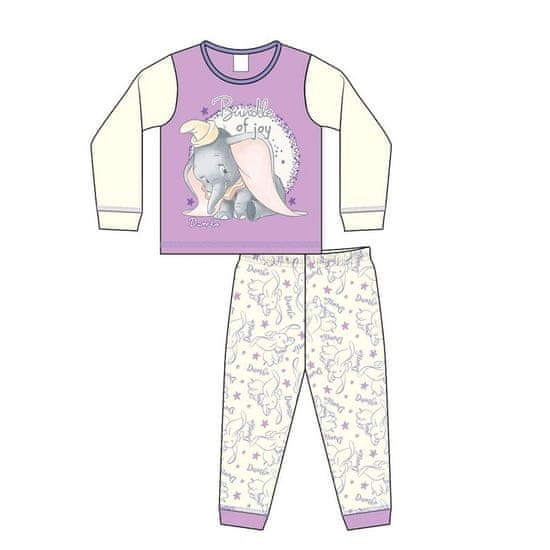 TDP TEXTILES Dívčí bavlněné pyžamo DISNEY DUMBO Baby 6-9 měsíců (74cm)