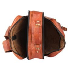 Kožený batoh Priamos