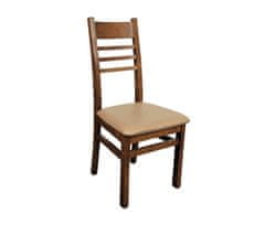 Pyka Jídelní židle Caro III - dřevo D3 / béžová (Magnolia)