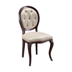 Taranko Rustikální jídelní židle Krzeslo S1 - hnědá/béžová (B3 5058)