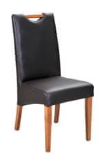 Pyka Jídelní židle Raczka - dřevo D3 / tmavě šedá (Platin)