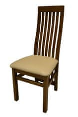 Pyka Jídelní židle Marzena - dřevo D3 / světle béžová (S34)