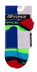Force Cyklistické ponožky Sprocket, červené - velikost L/XL (42-46)