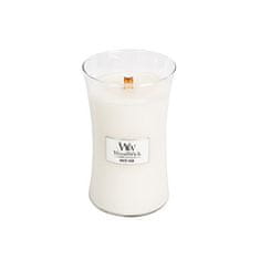 Woodwick Vonná svíčka váza White Teak 609,5 g