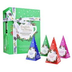 English Tea Shop Dárková kolekce Vánoční zelená BIO 12 pyramidek