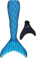 Fin Fun Kostým mořská panna Basic Blue s ploutví, L-XL