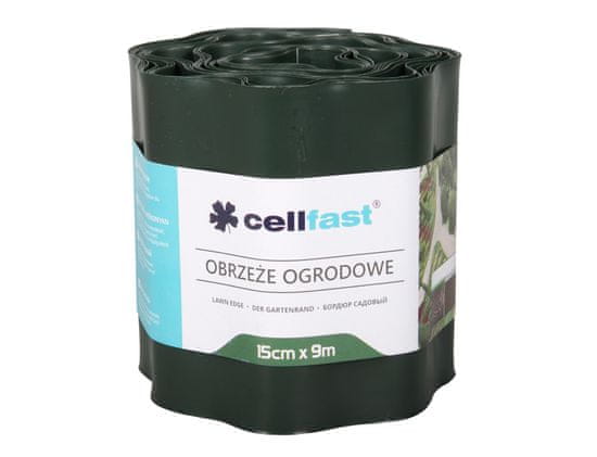 Cellfast Obruba plastová tmavě zelená 9 x 0,15 m