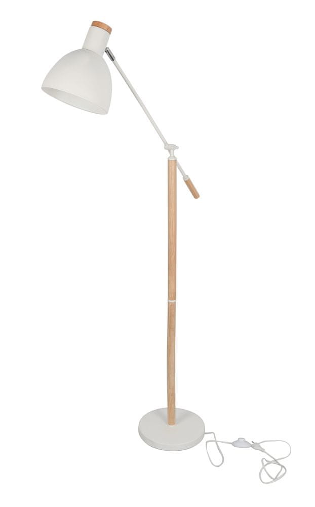 Grundig Stojací lampa kov/dřevo 145cm