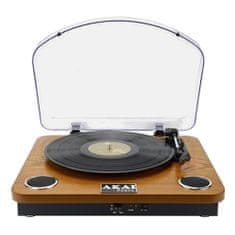 Akai Gramofon , ATT-11BT, bluetooth, rychlost vinylů 33/45/78, dřevěné provedení