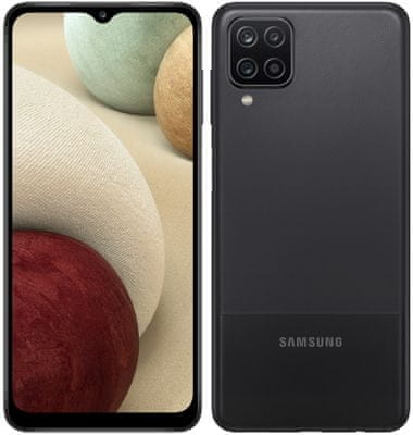 Samsung Galaxy 12, velký displej, dlouhá výdrž, velkokapacitní baterie, výkonný procesor, tři fotoaparáty