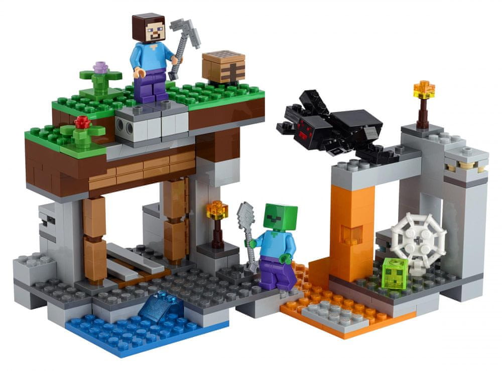LEGO Minecraft 21166 Opuštěný důl - rozbaleno