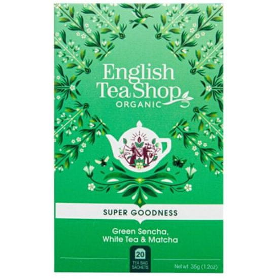 English Tea Shop Sencha, Bílý čaj a Matcha BIO 20 sáčků