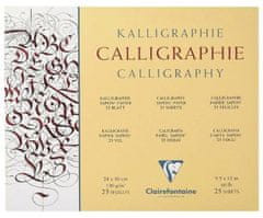 Clairefontaine Skicák na kaligrafii (130g/m2, 25ks) 24x30cm