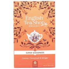 English Tea Shop Kakao, skořice a zázvor BIO 20 sáčků