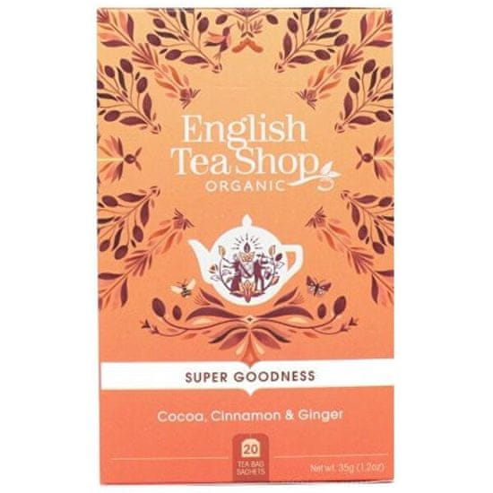 English Tea Shop Kakao, skořice a zázvor BIO 20 sáčků