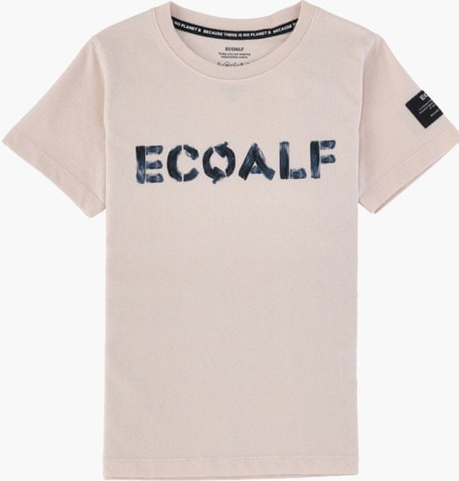 Ecoalf dívčí tričko Lower Because 146 - 152 světle růžová
