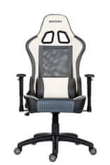 Antares Boost bílá oblíbená herní židle pro velké i malé počítačové hráče