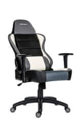 Antares Boost bílá oblíbená herní židle pro velké i malé počítačové hráče