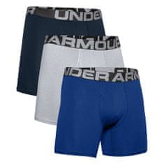 Under Armour UA Charged Cotton 6in 3 Pack-BLU, UA Charged Cotton 6in 3 Pack-BLU | 1363617-400 | LG