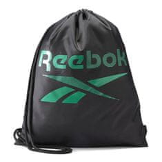 Reebok Unisex taška , TE GYMSACK | GH0453 | černá / zelený nápis| N SZ