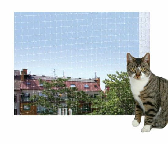 Trixie Ochranná síť pro kočky 3x2m, - transparentní,