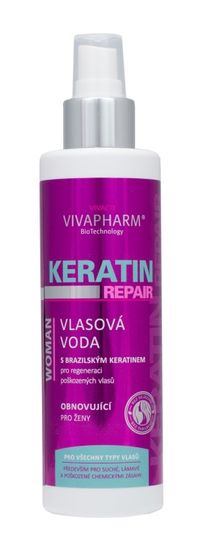 Vivapharm Keratinová vlasová voda s kofeinem VIVAPHARM  200ml