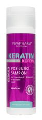 Vivapharm Keratinový šampon na vlasy s kofeinem VIVAPHARM  200ml