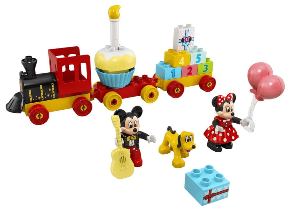 Levně LEGO DUPLO 10941 Narozeninový vláček Mickeyho a Minnie