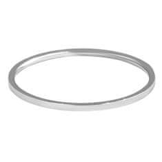 Troli Elegantní minimalistický prsten z oceli Silver (Obvod 49 mm)