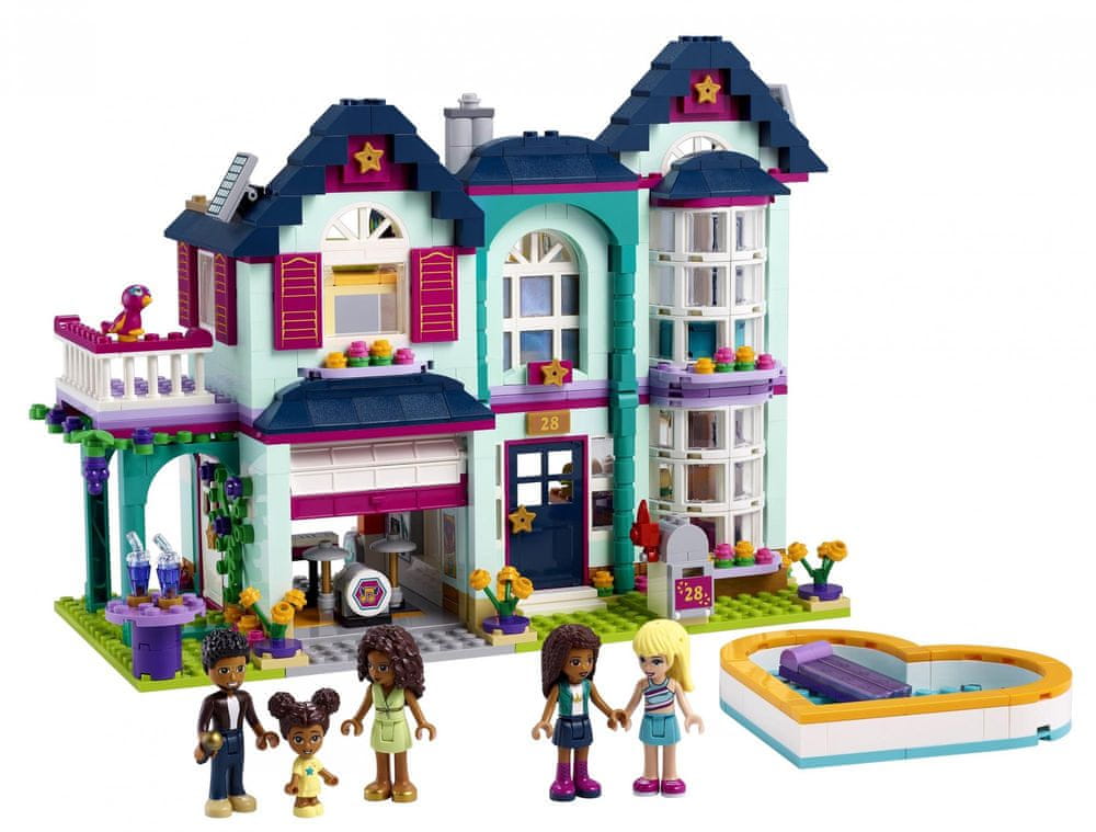 LEGO Friends 41449 Andrea a její rodinný dům - rozbaleno