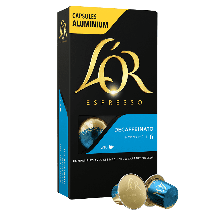 Levně L'Or Espresso Decaffeinato 10 hliníkových kapslí kompatibilních s kávovary Nespresso®*