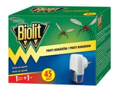 SC Johnson Odpařovač BIOLIT elektrický proti komárům 45 nocí 27 ml