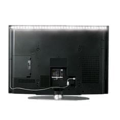 Solight Solight LED pásek pro TV, 100cm, USB, vypínač, studená bílá WM501